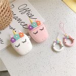 Wholesale Cute Design Cartoon Silicone Cover Skin for Airpod (1 / 2) Charging Case (Pink Unicorn)